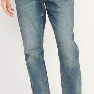 NWT: old navy Athletic Taper Built-In Flex Medium-Wash Jeans for Men 38 x 36